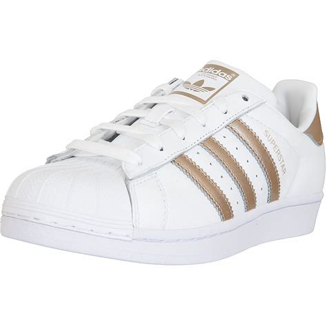 adidas superstar damen weiß gold|Amazon.com: Women Superstar Adidas Sneakers.